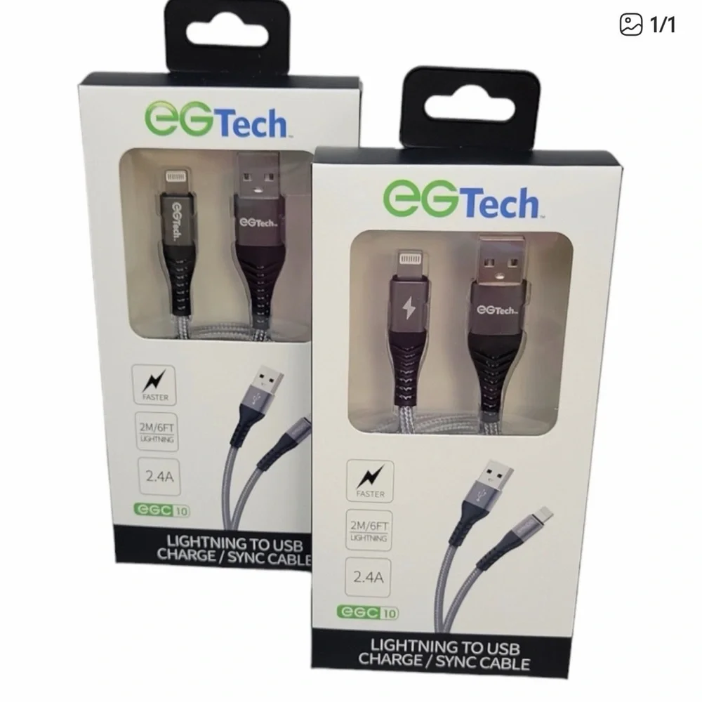 12 NEW in box Lightning to USB Charging Cable phone chargers Samsung iPhone